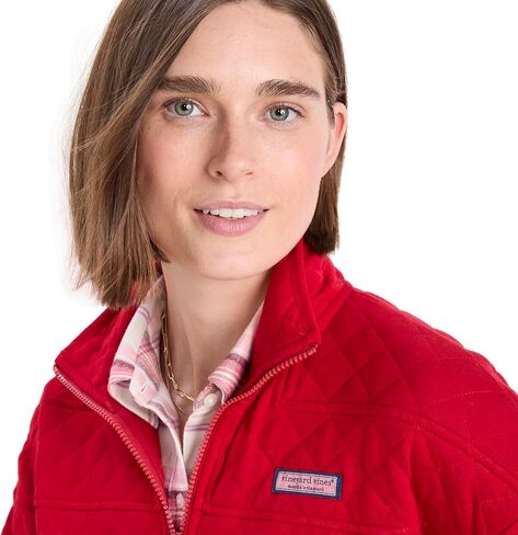 vineyard vines Women's Diamond Quilted Dreamcloth Shep Shirt in Saudi Arabia