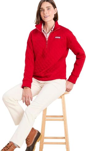 vineyard vines Women's Diamond Quilted Dreamcloth Shep Shirt in Saudi Arabia