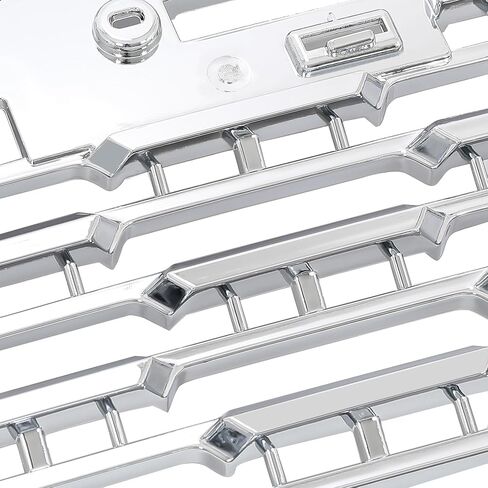 شبكة KUAFU الأمامية متوافقة مع 2015-2020 GMC Yukon/Yukon XL مجموعة واقي الصدمات من بلاستيك ABS مطلي باللون الأسود in Kuwait