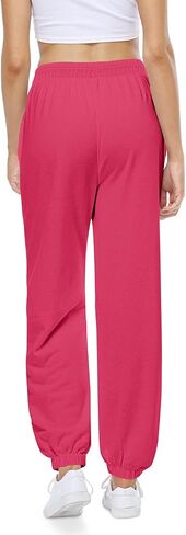 Womens Yoga Pants Lounge Baggy Straight Wide Leg Sweatpants Bottom Slit Yoga Pants with Pockets in Saudi Arabia