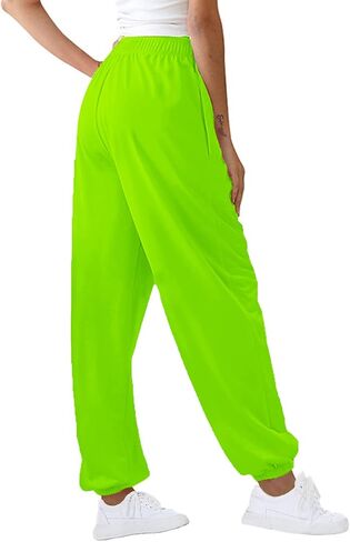 Womens Yoga Pants Lounge Baggy Straight Wide Leg Sweatpants Bottom Slit Yoga Pants with Pockets in Saudi Arabia