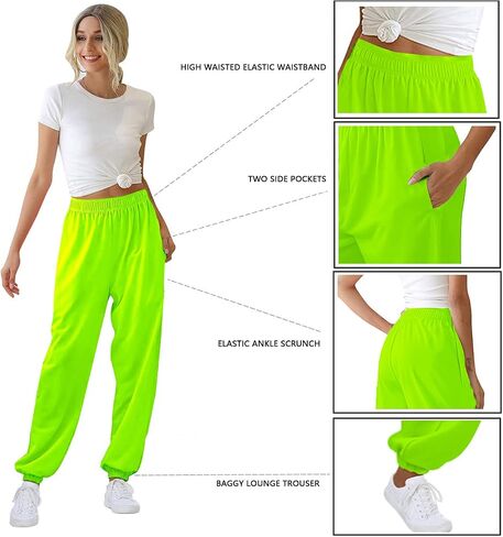 Womens Yoga Pants Lounge Baggy Straight Wide Leg Sweatpants Bottom Slit Yoga Pants with Pockets in Saudi Arabia