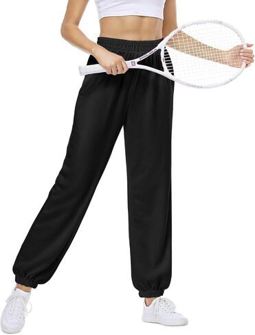 Womens Yoga Pants Lounge Baggy Straight Wide Leg Sweatpants Bottom Slit Yoga Pants with Pockets in Saudi Arabia