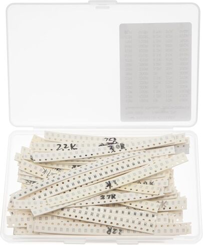 80 قيمة × 10 قطع، إجمالي 800 قطعة، 2010 5% SMD مجموعة مقاومة الرقائق السميكة للتركيب على السطح in Kuwait