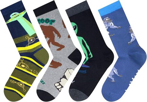 Zmart Space Gifts Bigfoot Big Foot Gifts - Sasquatch Gifts Alien Outer Space Gifts, Bigfoot Alien Space Socks for Men in Saudi Arabia