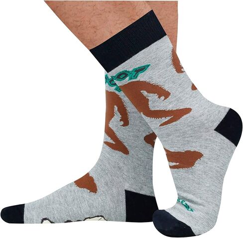 Zmart Space Gifts Bigfoot Big Foot Gifts - Sasquatch Gifts Alien Outer Space Gifts, Bigfoot Alien Space Socks for Men in Saudi Arabia