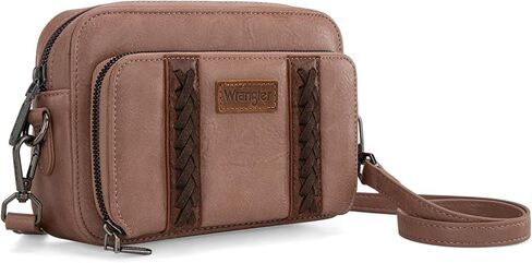 Wrangler Crossbody Bag for Women Shoulder Purse Small Multi Pocket Crossover Bag with Adjustable Strap in Saudi Arabia