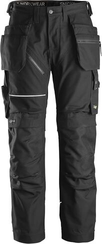 Snickers Workwear U621404043232 RuffWork Canvas Work Pants + Holster Pockets (Black/Black) - 32/32 in Saudi Arabia