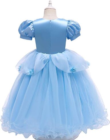 Girls Princess Dress Up Costume Butterfly Tulle Dress+Accessories Birthday Party Halloween Christmas Carnival Cosplay in Kuwait
