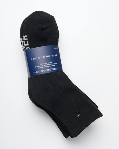 Tommy Hilfiger Men's Socks - Athletic Cushioned High Quarter Cut Socks (6 Pack) in Saudi Arabia