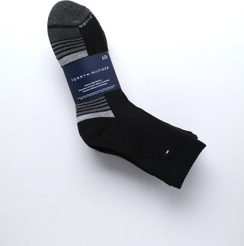 Tommy Hilfiger Men's Socks - Athletic Cushioned High Quarter Cut Socks (6 Pack) in Saudi Arabia