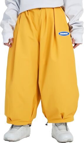 Womens Mens Baggy Snowboard Pants Winter Skiing Snowboards Pants Adult Waterproof Windproof Insulated Warm in Kuwait