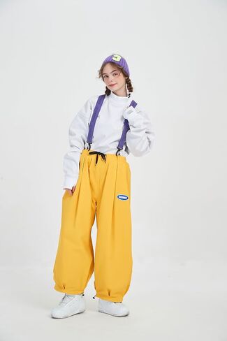 Womens Mens Baggy Snowboard Pants Winter Skiing Snowboards Pants Adult Waterproof Windproof Insulated Warm in Kuwait