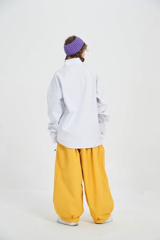 Womens Mens Baggy Snowboard Pants Winter Skiing Snowboards Pants Adult Waterproof Windproof Insulated Warm in Kuwait
