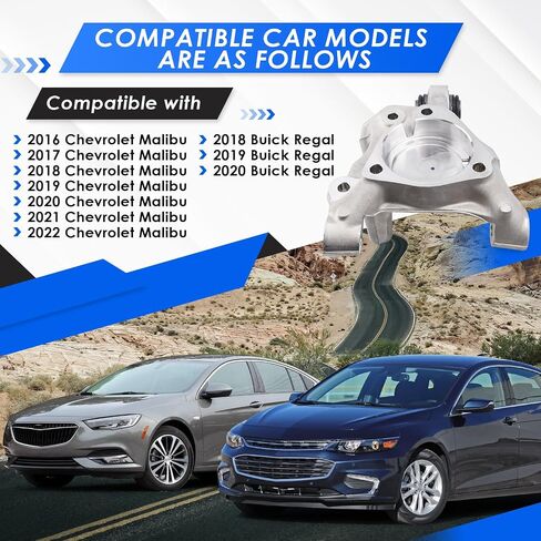 Rear Right Suspension Steering Knuckle Fit for Chevrolet Malibu 2016-2022, Buick Regal 2018-2020 Passenger Side Spindle Knuckle 84454536 22949387 in Saudi Arabia