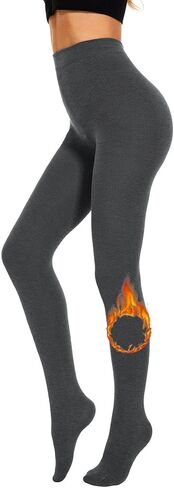Century Star Warm Opaque Thermal Tights Fleece Lined Tights Winter Stockings Cable Knit Insulated Sweater Tights Pantyhose in Saudi Arabia
