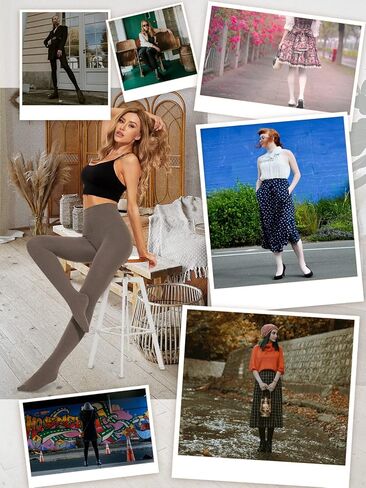 Century Star Warm Opaque Thermal Tights Fleece Lined Tights Winter Stockings Cable Knit Insulated Sweater Tights Pantyhose in Saudi Arabia