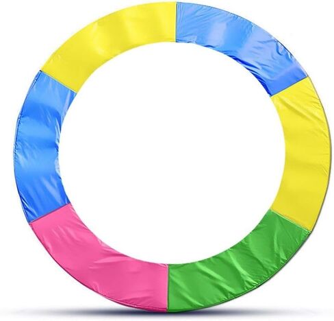 Trampoline Pad Replacement 10 12 13 14 15 FT Trampoline Replacement Safety Pad Trampoline Spring Cover Waterproof UV Resistant Tear Resistant Surround Spring Foam Cover Round Frame No Holes for Pole in Kuwait