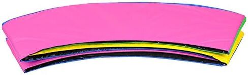 Trampoline Pad Replacement 10 12 13 14 15 FT Trampoline Replacement Safety Pad Trampoline Spring Cover Waterproof UV Resistant Tear Resistant Surround Spring Foam Cover Round Frame No Holes for Pole in Kuwait
