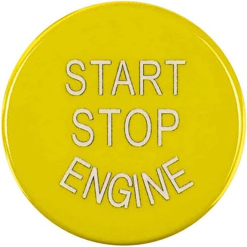 Black Sports Start Stop Button Cover Engine Switch Power Ignition Trim Replacement for BMW 5 6 Series GT X3 X4 G30 G32 G01 G02 in Saudi Arabia