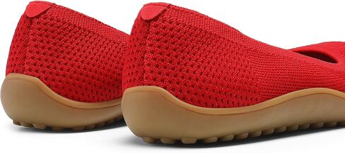DREAM PAIRS Women's Ballet Flats, Wide Toe Box Knit Flats for Women with Arch Support, Comfortable Slip On Dressy Travel Work Business Office Shoes for Women in Saudi Arabia