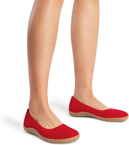 DREAM PAIRS Women's Ballet Flats, Wide Toe Box Knit Flats for Women with Arch Support, Comfortable Slip On Dressy Travel Work Business Office Shoes for Women in Saudi Arabia