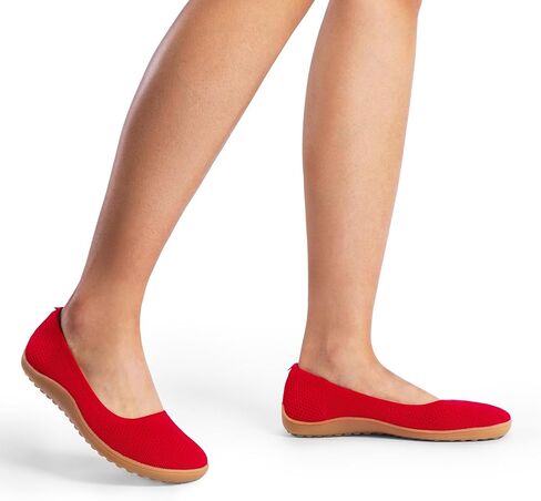 DREAM PAIRS Women's Ballet Flats, Wide Toe Box Knit Flats for Women with Arch Support, Comfortable Slip On Dressy Travel Work Business Office Shoes for Women in Saudi Arabia