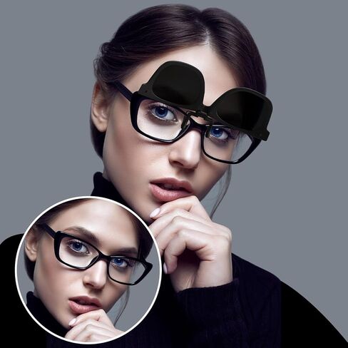 مشبك مستقطب على النظارات الشمسية القابلة للطي فوق النظارات الطبية للحماية من الأشعة فوق البنفسجية 400 TS-CO-2140 in Kuwait