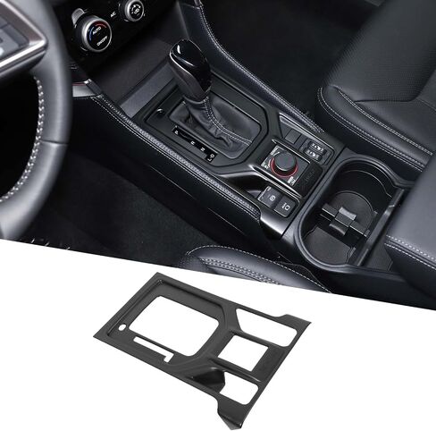 غطاء لوحة التحكم المركزي لناقل الحركة متوافق مع Subaru Forester 2019-2024، ABS Gear Shifter Console المضادة للخدش إطار لوحة حماية الملحقات الداخلية (نمط ألياف الكربون) in Saudi Arabia