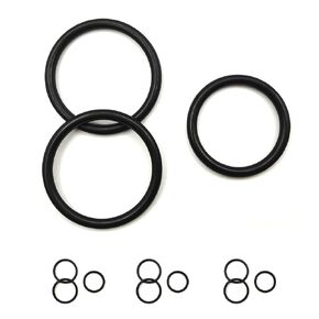 3X DR3Z8566A & 6X BC3Z8590F T-Pipe Coolant Leak Repair Gaskets, Engine Radiator Hose and Reservoir Expansion Tank Hose O-Ring Kit Seals
