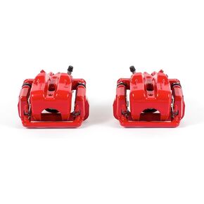 Power Stop Rear S3322 Pair of High-Temp Red Powder Coated Calipers For Mazda MX-5 Miata 2006-2015 [Model Specific]