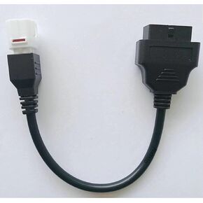 Motorbike OBD 4 Pin Diagnostic Adapter, Multistrada Motorcycle OBDII DDA Can-Bus Connector for Dduucaattii Motorbikes 40cm Length