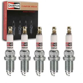 5 pc Champion Iridium Spark Plugs compatible with Volkswagen Jetta 2.5L L5 2005-2014