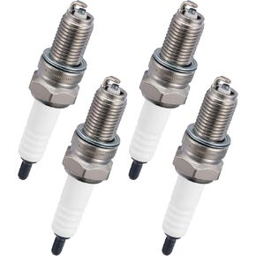 BDFHYK 6046 Iridium Spark Plugs Compatible with 2012-2017 Fiat 500 1.4L L4 2013-2015 Chevy Spark 1.2L L4 Engines Replacement for 97637 DCPR7EIX Set of 2