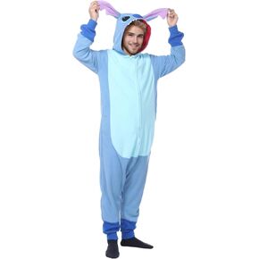 DreamJ Animal Onesies Adult Halloween Costume Halloween Onesie Cosplay Halloween Pajamas Women Men