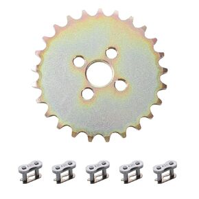 KAMIER 420 Chain 25 Tooth Front Sprocket Replacement for 196cc 6.5hp Coleman Powersports KT196 CK196 Go Kart 200cc 212cc 5.5hp RTK200 Hisun HS200GK Go Cart Kart Drive Sprocket Heavy Duty Parts