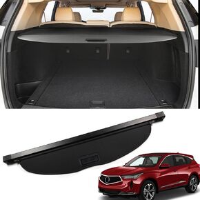 Marretoo for Acura RDX Cargo Cover 2024 2023 2022 2021 2020 2019 for Acura RDX Accessories Black Retractable Factory Style SUV Trunk Cover Cargo Security Shade Trunk Cover