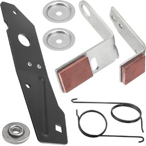 532437110 437110 Idler Pulley Arm & 532199471 & 532199478 Brake Arm LH/RH Kit - Compatible with Husqvarna/Craftsman Lawn Tractors, with 532199092 Spacer, Fits 917288663,250180, LTH 1538, YT16542T
