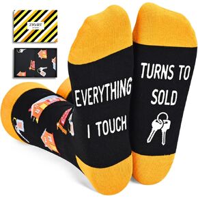 Realtor Socks Real Estate Socks - Real Estate Agent Gifts Realtor Gifts Real Estate Gifts Gifts For Realtors Female
