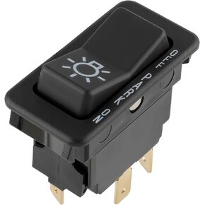 1661234C1 Headlight Rocker Switch 3 Position 5 Pin Compatible with IHC International 14 16 1652 25 2600 30 34 Headlamp Switch Replace 1661234C2 1661234C3 8941K535