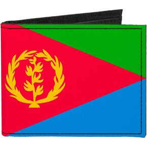 Buckle-Down Canvas Bi-fold Wallet-Eritrea Flag