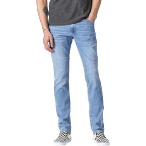 Mavi Jake Men's Regular Rise Slim Leg Jeans, Slim Fit Jeans for Men, Light Indigo Williamsburg, Light Blue Men's Jeans, 38 x 32