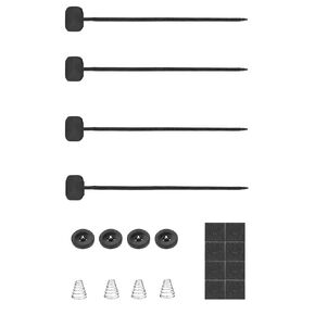 3 Set Fan Mounting Kit, Electric Radiator Fan Ties Straps Mounting Kit for Car Vehicle Electric Radiator Fan 7" 9" 10" 12" 14" 16"