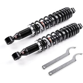 Front Left Right twin tube Shock Absorbers Compatible with 2013 2014 2015 2016 2017 2018 2019 Yamaha Raptor 700 Front Shock Gas Powered Dual Rate 1PE-F3390-00-00 2pcs