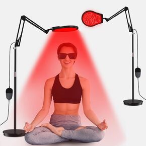 Red Light Therapy for Body, 660nm&850nm&940nm Infrared Light Therapy with Timer, 150LEDS Infrared Red Light Therapy Lamp for Home/Office Use