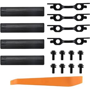 4PCS Roof Rack Removal Delete Kit Compatible with Toyota 4Runner 2004-2020 Rav4 2006-2018 Lexus GX460 Lexus GX470 Replace #: 75596-35030 63185-42020 90119-08C47