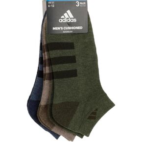 adidas Men's Cushioned Aeroready Socks 3 Pair Size 6-12