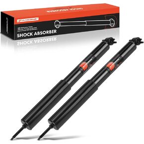A-Premium Front Pair (2) Shock Absorber Compatible with Jeep Cherokee 1984-2001, Cherokee 2001, Comanche 1986-1992, Grand Cherokee 1993-1998, Grand Wagoneer 1993, Wagoneer 1984-1990, Front LH & RH