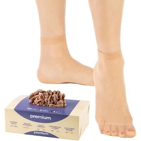 100pcs Disposable Hygienic Try On Socks, Premium Line, Machine Washable, Unisex, One Size