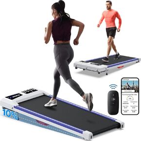 Walking Pad, Under Desk Treadmill for Home Office, 2 in 1 Portable Walking Treadmill with Remote Control, Walking Jogging Machine in LED Display